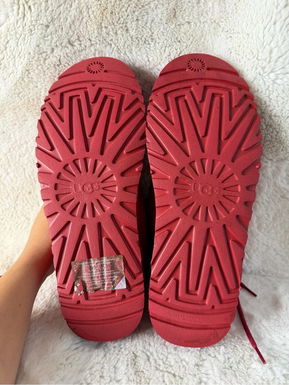 UGG Men’s Red Suede Chukka Boots